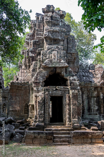 One of the entrance gates to the Ta Som temple in Cambodia