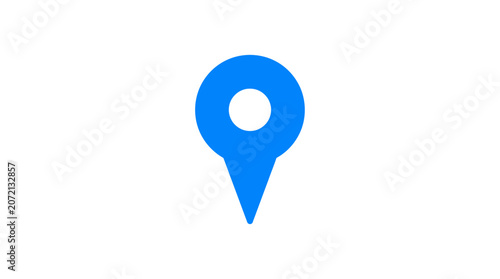 Tracking a package delivery process with a simple flat vector illustration