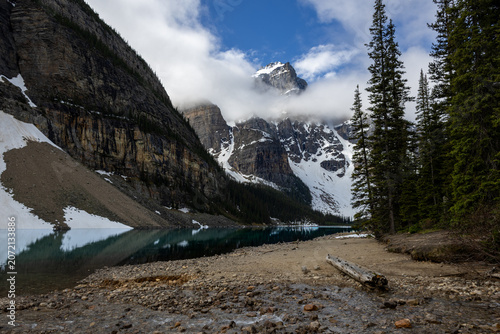 mountain landscape with lake