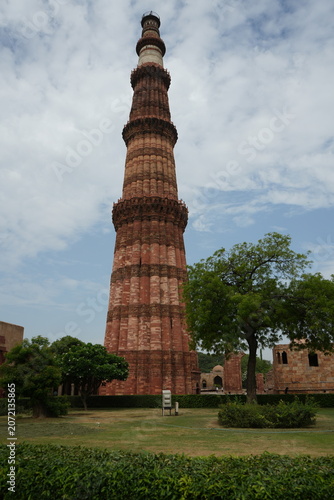Qutub Minar Complex in New Delhi, India, contains masterpieces of Indo-Islamic art.