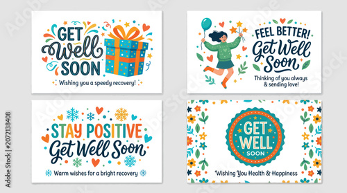 Fotografie Get well soon card designs