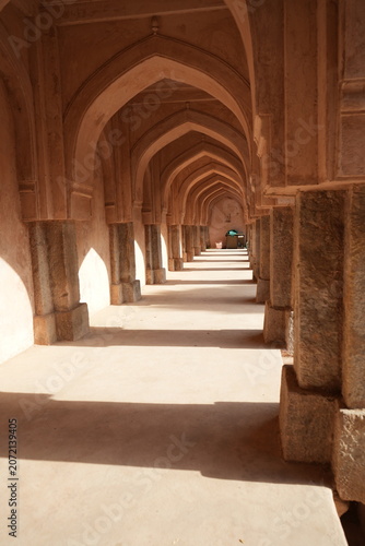 Rajon Ki Baoli is a historic stepwell located in Mehrauli Archaeological Park, near Qutb Minar. It was built in 1506 AD during the Lodi period by Daulat Khan Lodi.  Photo © saji maramon