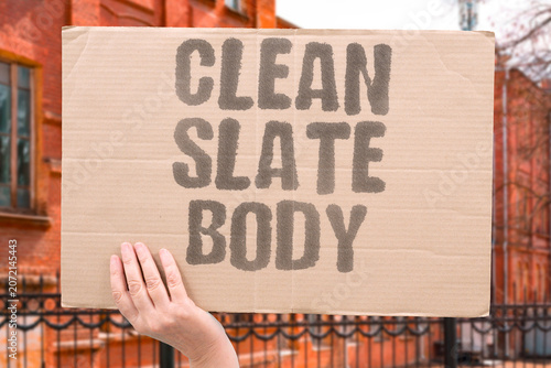 Foto "Clean slate body" Unmarked body after removal