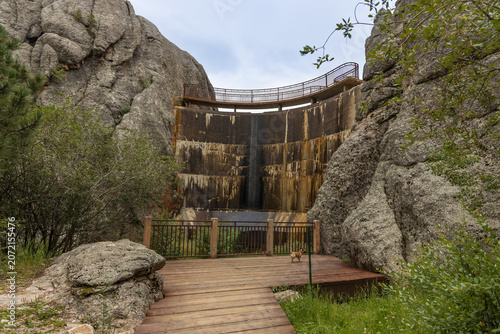 Photography Dam at Sylvan Lake at Custer State Park, South Dakota