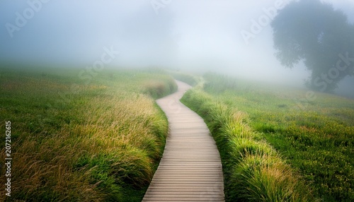 Path In The Fog