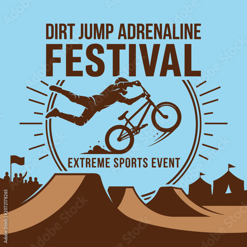 High Adrenaline Dirt Jump Festival For Extreme Sports Enthusiasts