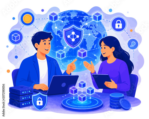Blockchain security and collaboration in action