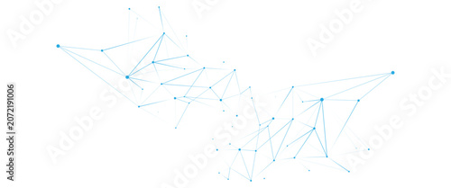 Vectors  digital technology futuristic communication high tech concept dots global lines connect network background