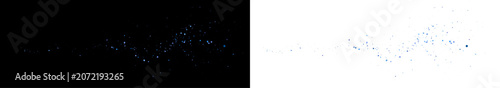 Fotografía Silver glitter splash effect appears in PNG with dynamic shine and festive luxury style