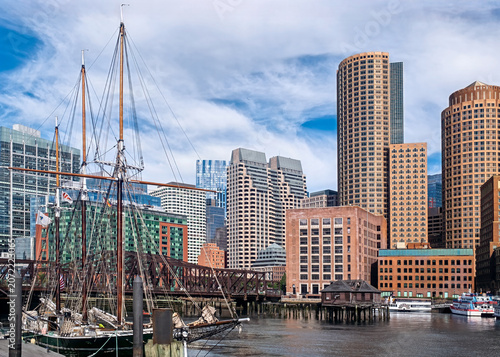 New and old coexisting on Boston Skyline