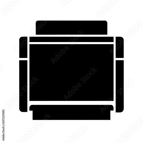Blank Digital Tablet Screen Outline Illustration with Stylus Vector Line Art