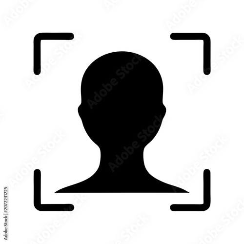 Silhouette Person Sitting at Desk Vector Outline Minimalist Line Art