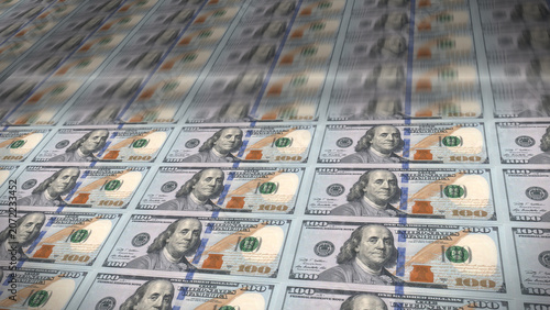 Fotografía Printing money factory supply institution treasury reserve fund, government fina