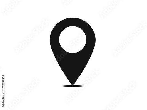 Minimal Map Location Pin Icon