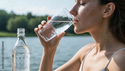 A breath of freshness: a moment of peace by the water