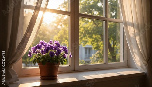 A ray of happiness: a morning in the sun