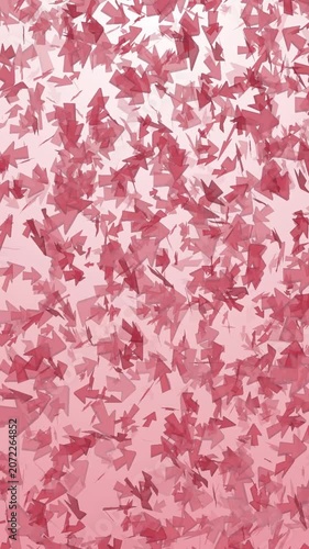 Abstract background with moving red arrows