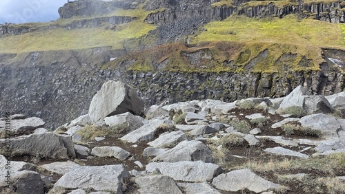 Dettifoss Waterfall and Jökulsárgljúfur Canyon Landscape in Iceland