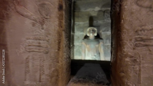 A view from the Mastaba of Ti, located in the Saqqara Pyramids area of ​​Egypt. The person buried in this tomb was a royal architect and administrator from the 5th Dynasty.