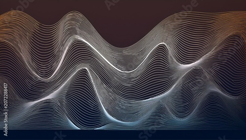 Abstract Wave Lines
