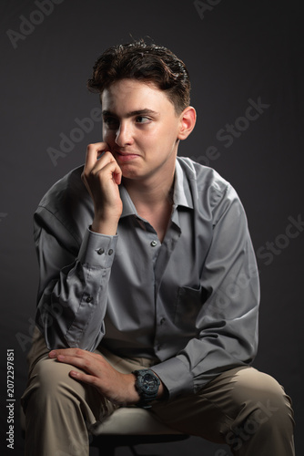 Cuadro en lienzo handsome young man