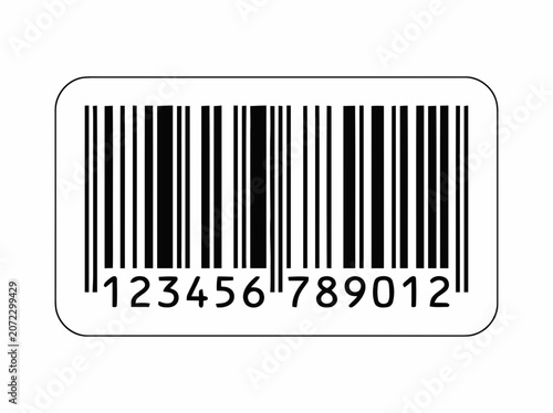 Barcode Scan Line Data Identification Product Code Retail Label