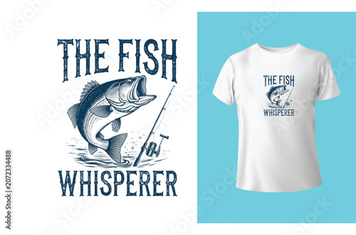 Photos fly fishing illustration river graphic outdoor design adventure t shirt vintage