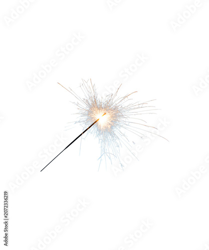 sparkler isolated on white