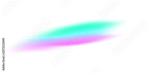 Abstract gradient light streak leak teal and pink transparent overlay