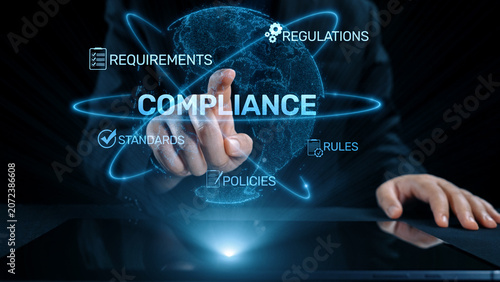 Фотография Compliance ensures alignment with standards, laws, and policies
