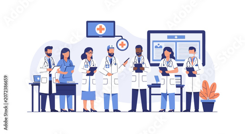 Medical Professionals in Laboratory.