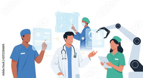 Medical Professionals in Hospital Setting.