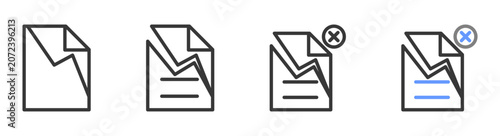 Φωτογραφία The Ultimate termination Styles with Variations Line of icon set vector illustra
