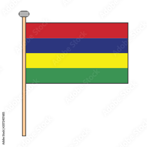 Mauritius Flag Pole Design