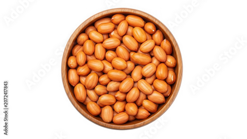 Pumpkin seed close up top view isolated on transparent background