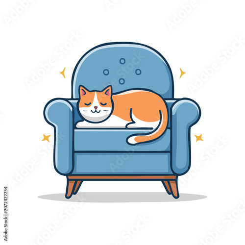 Cartoon king character sitting on a throne