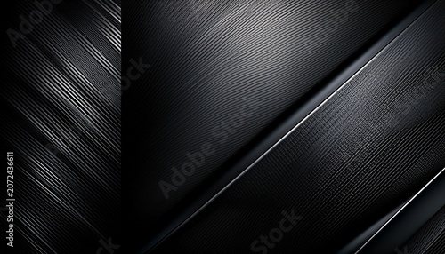Dark Black Metallic Carbon Fiber Texture