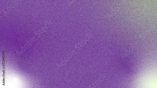 Gradient background features deep purple hues blended with soft light flares and subtle grain textures.