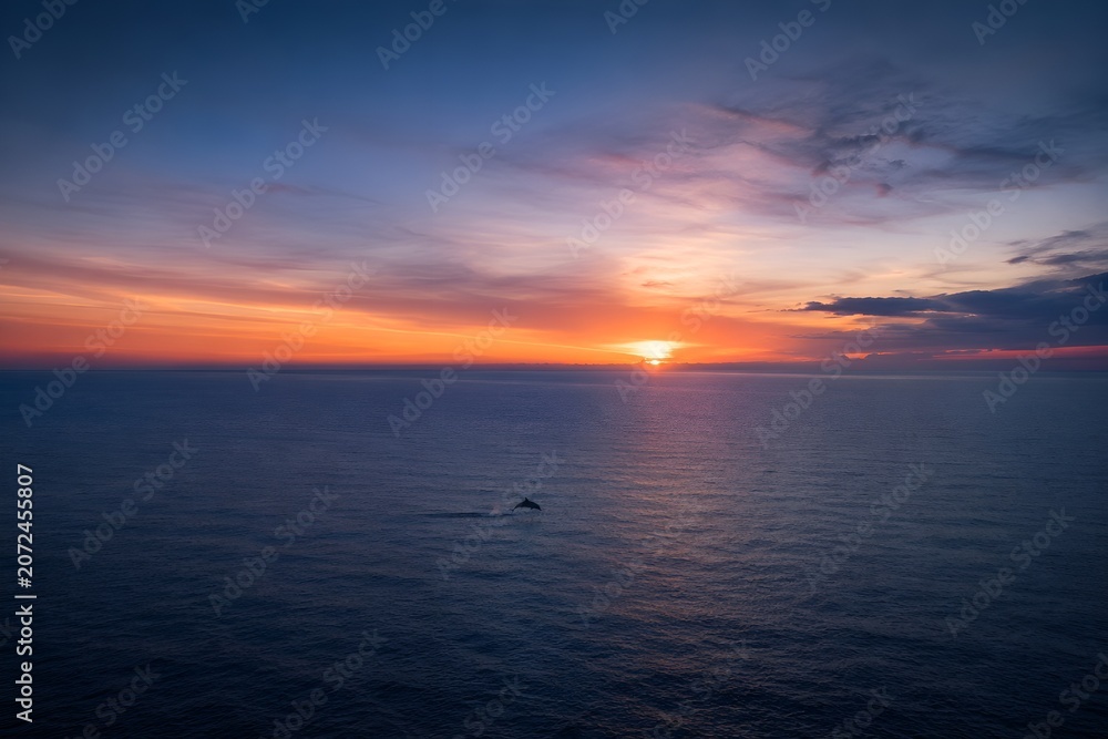 Obraz premium Sunset over the sea sunset sea sun sky clouds water sunrise ocean nature beach cloud reflection horizon landscape. Sunset over the sea orange coast evening dawn morning beautiful island waves dusk.