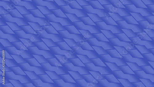 Abstract Geometric Pattern with Interlocking Blue Shapes for Modern Background Design Concepts