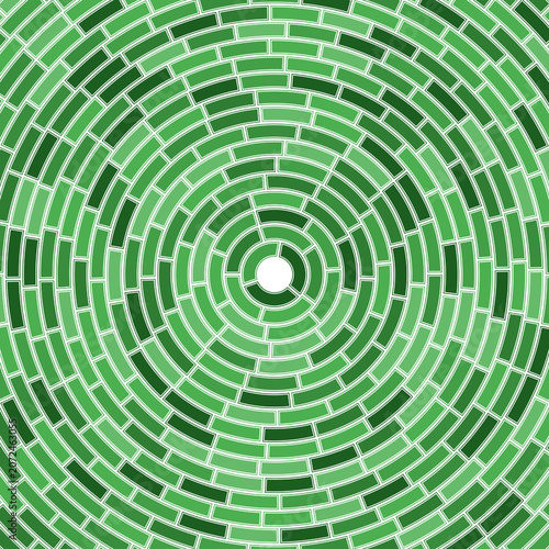 Segments centered. Abstract pattern. Solid cells in frame. Heavy weight. Medium padding. Beautiful vector illustration.