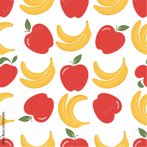 Red chili peppers with smiley faces pattern