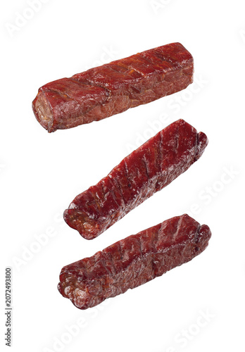 Dried beef jerky, beef strips