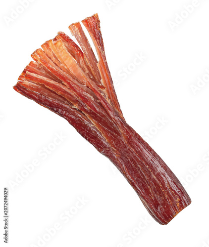 Dried beef jerky, beef strips