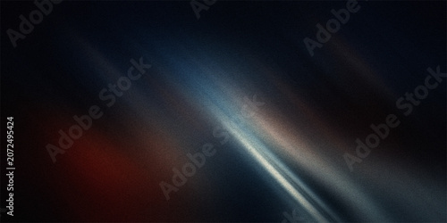 Fotografie Dark abstract background with diagonal light streaks and granular texture creating a mysterious and atmospheric effect