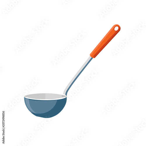 Flat vector illustration of paintbrush and paint bucket