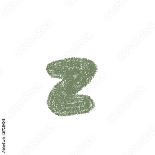 Chalk Textured Kids letter 