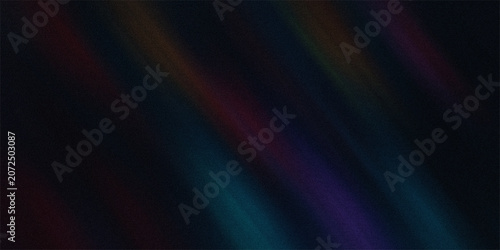 Tableau sur toile Dark background with soft rainbow light refractions and subtle spectrum flares creating an ethereal atmospheric visual experience