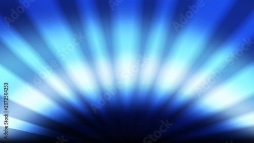 Abstract blue radial sunburst background