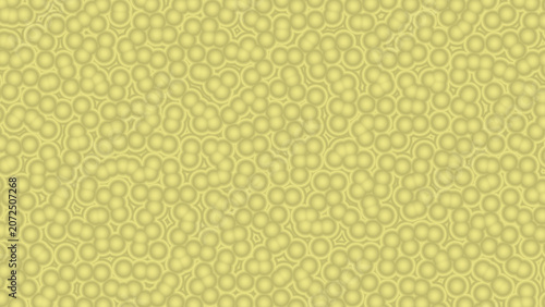Abstract dark khaki background featuring many small soft circular shapes, scattered bubble-like dots, and a gentle blurred bokeh texture. Ideal for wallpaper, digital design, and decorative backdrops.